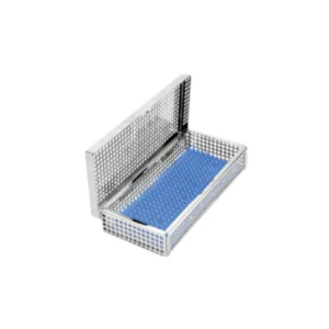basket with blue silicone mat – 188 x 86 x 32 mm