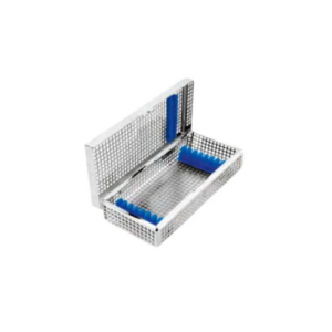 basket with blue silicone mat 188 x 86 x 32 mm